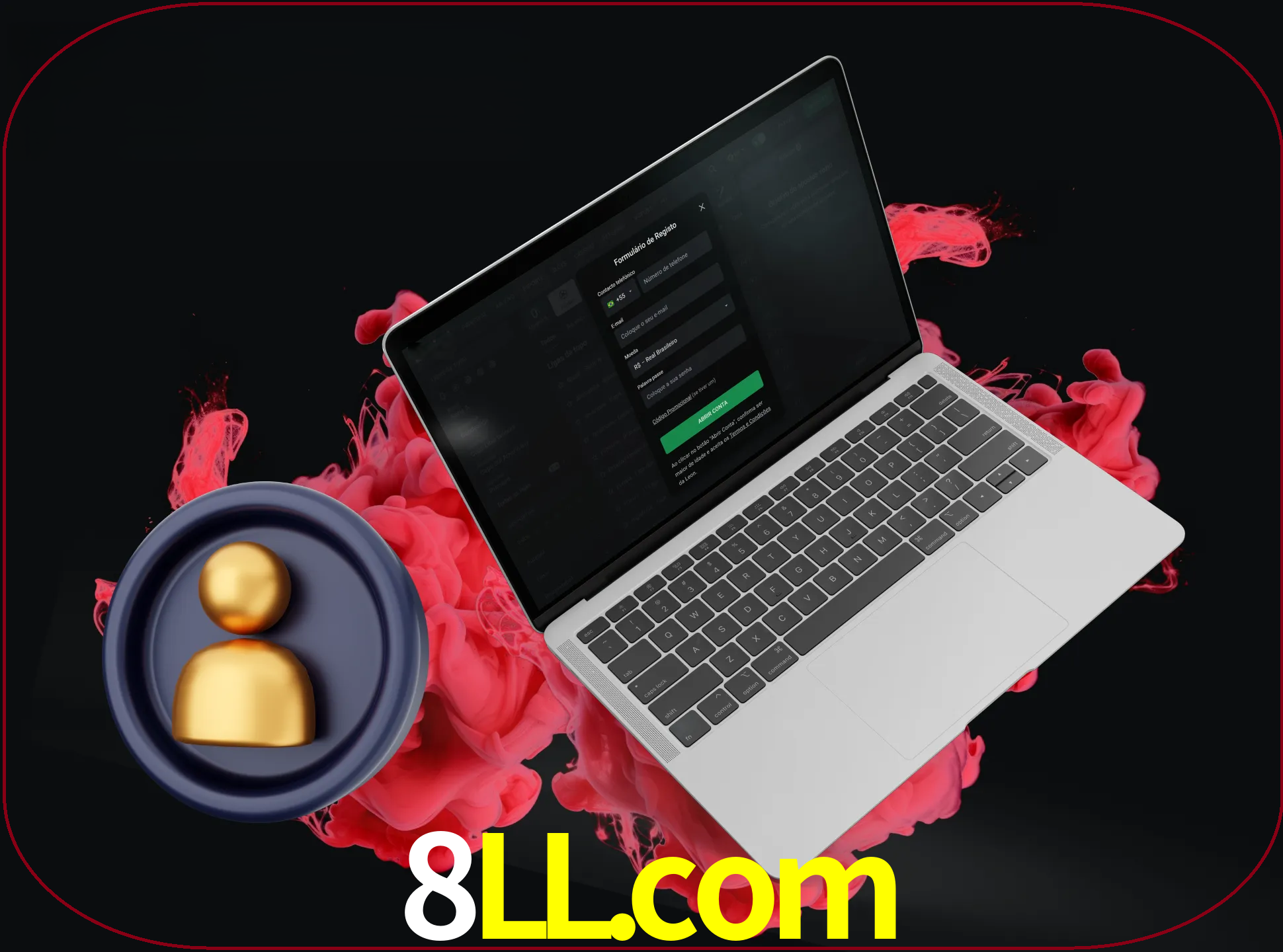 No cabeçalho do site 8ll, clique no botão que o levará a um formulário especial onde terá de introduzir as suas informações actuais.