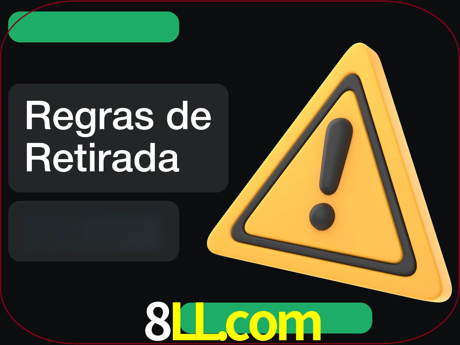 Leia as regras antes de fazer primeiro comdawal.